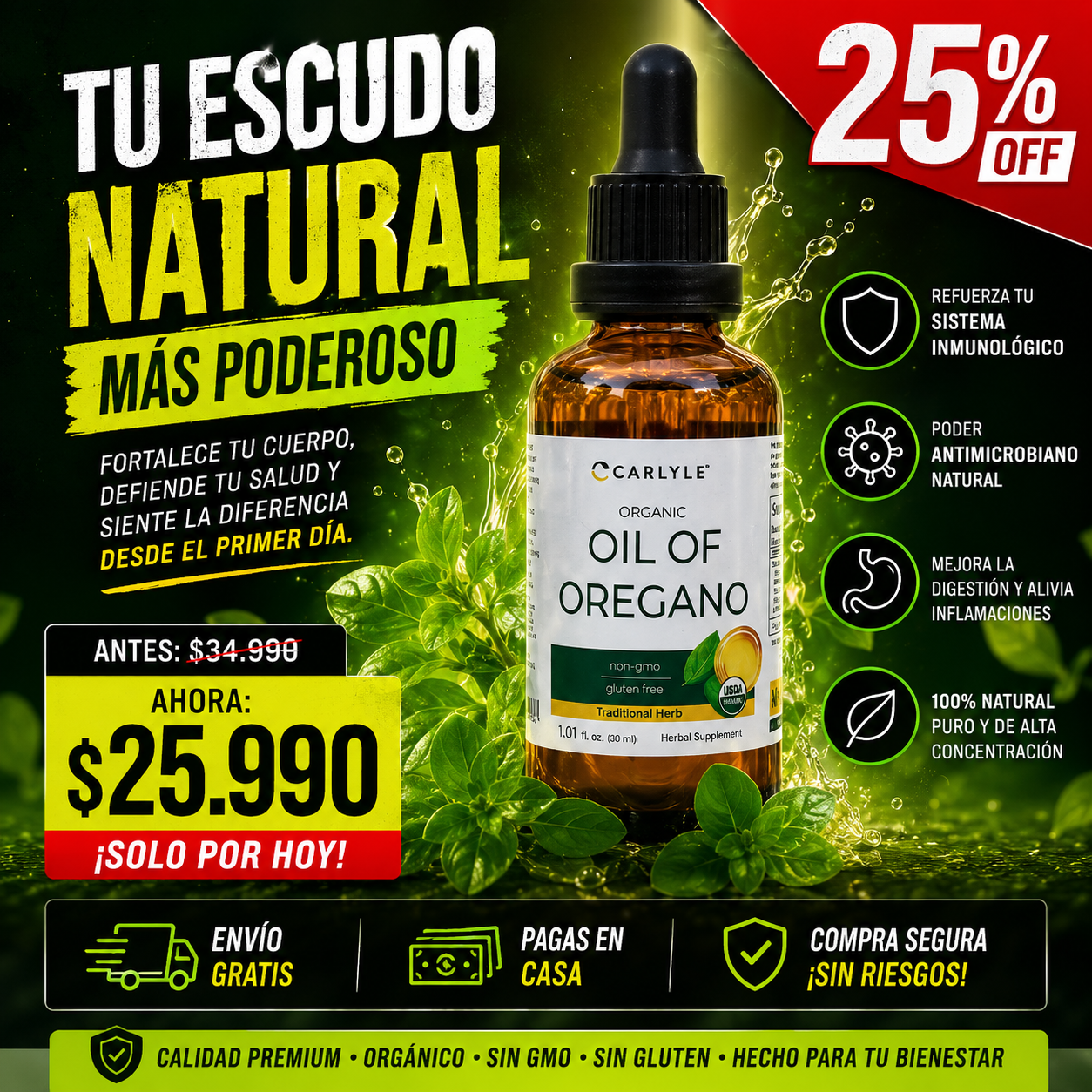 OregaVital™ – Aceite de Orégano Premium