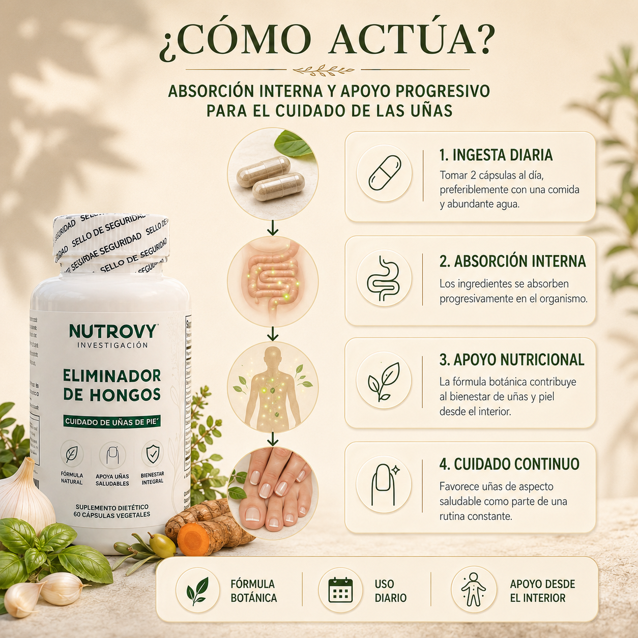 Nutrovy™ – Cuidado Intensivo para Uñas
