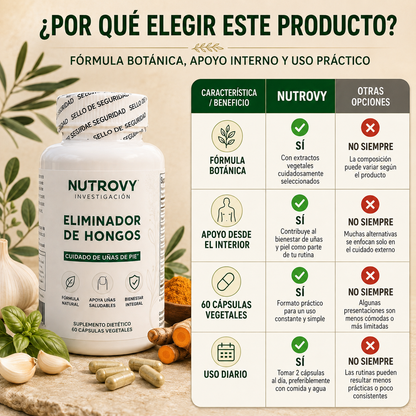 Nutrovy™ – Cuidado Intensivo para Uñas
