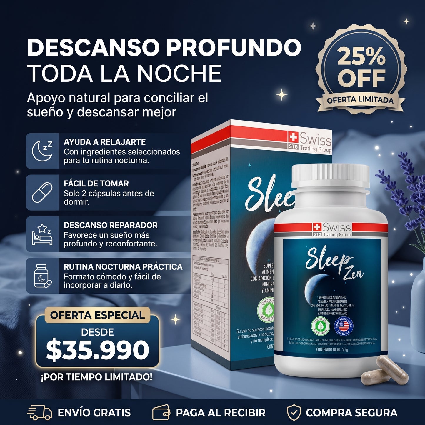 Sleep Zen™ – Sueño Profundo y Reparador