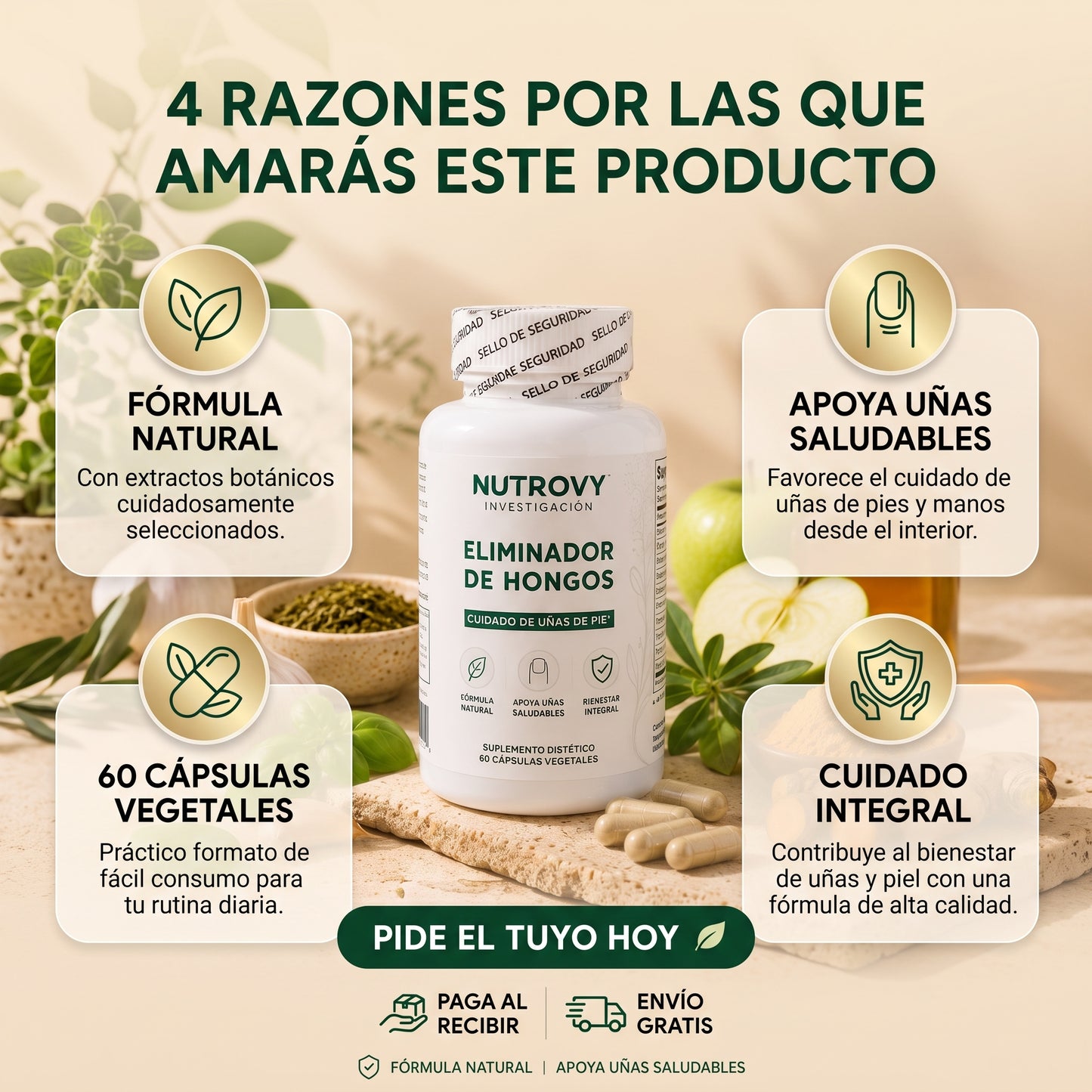 Nutrovy™ – Cuidado Intensivo para Uñas